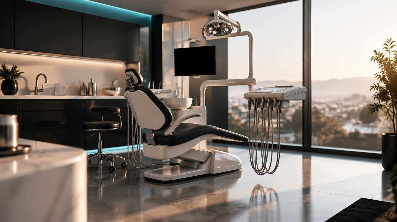 Contemporary luxury dental clinic interior